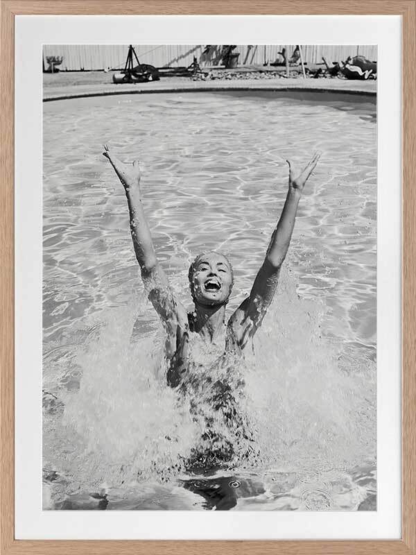 Make a Splash Framed Art Print