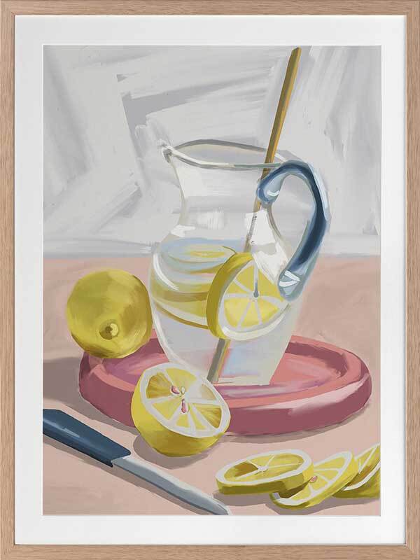 Life & Lemonade Framed Art Print