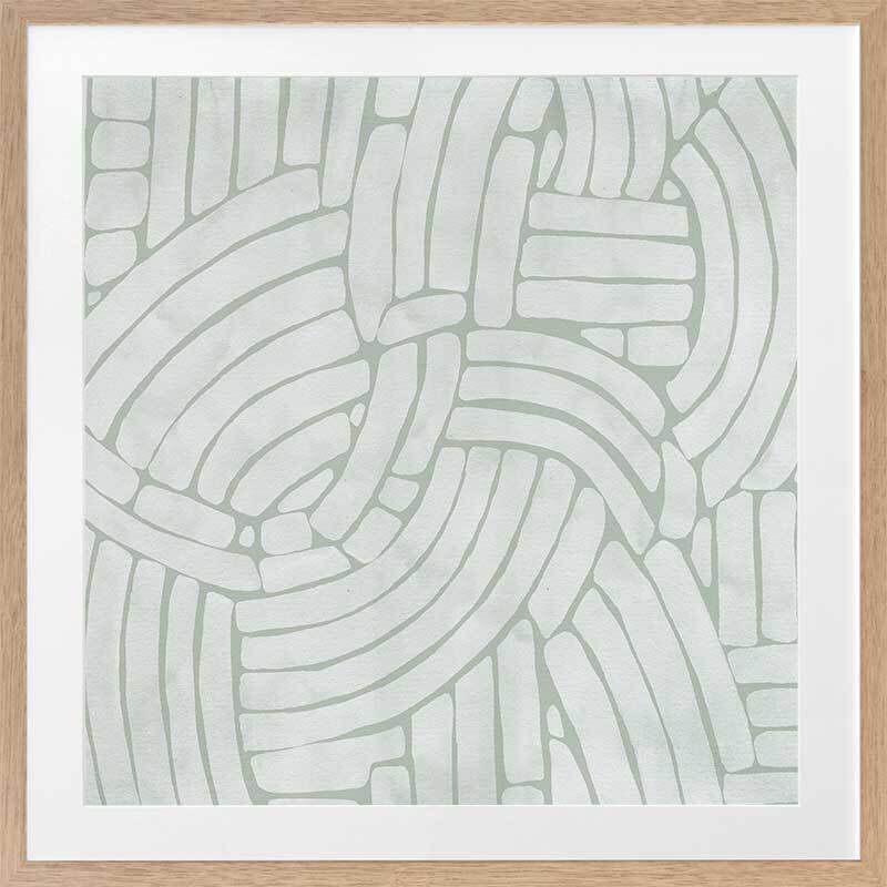 Stone Path III Framed Art Print