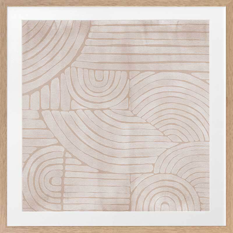 Mazy Thoughts IV Framed Art Print