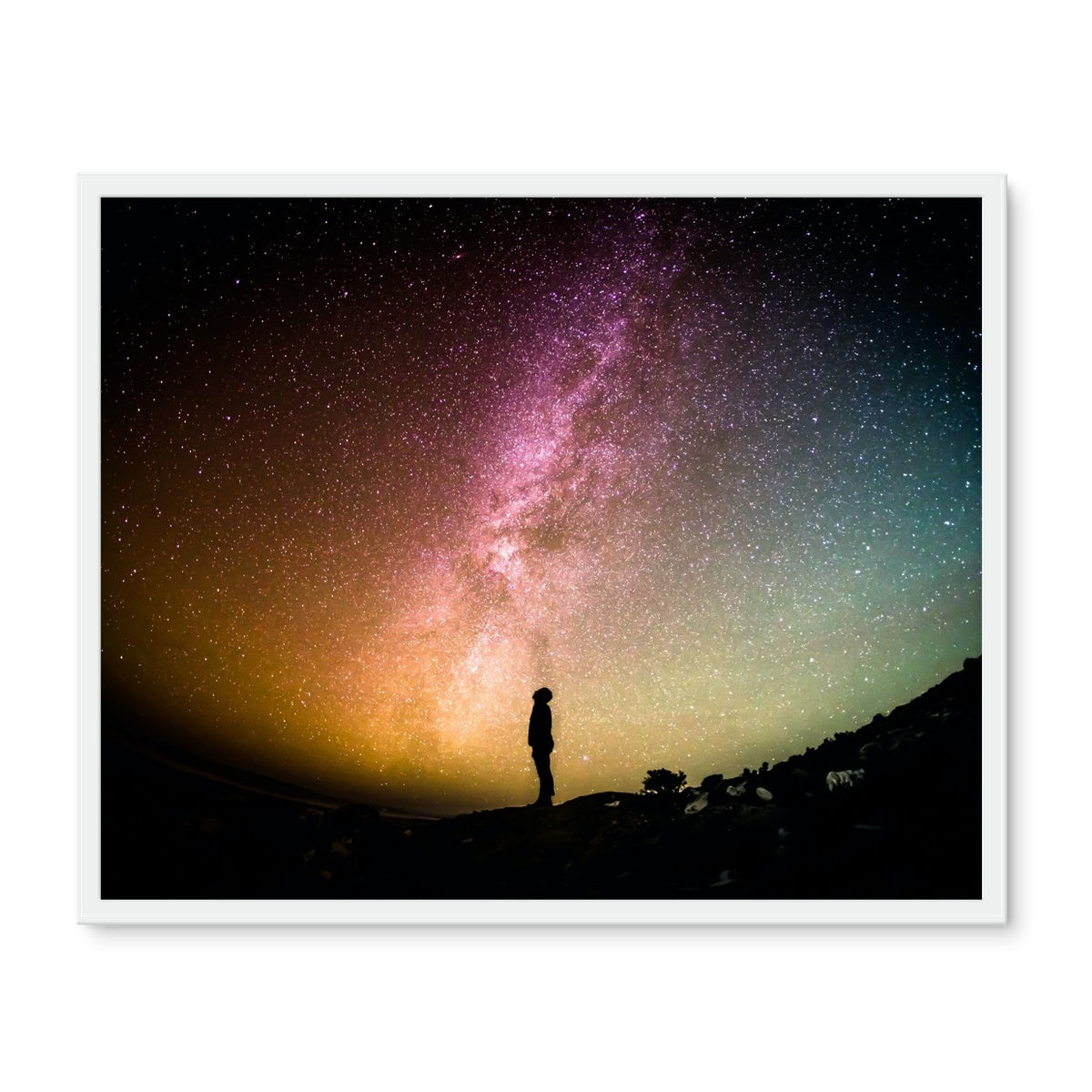 Stargazer Framed Photo Tile