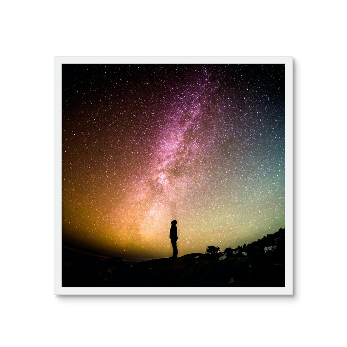 Stargazer Framed Photo Tile