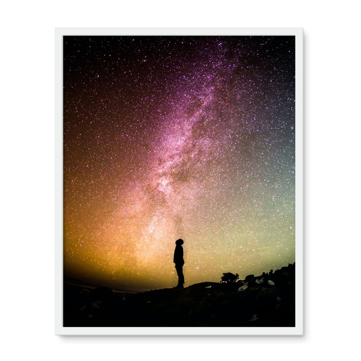 Stargazer Framed Photo Tile