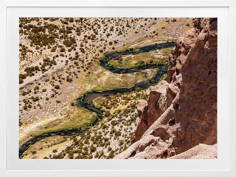 Winding River Framed Art Print