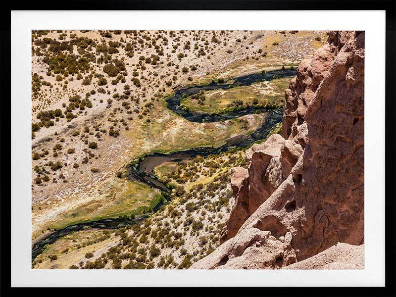 Winding River Framed Art Print