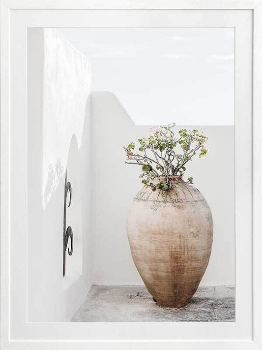 Terracotta Pot Framed Art Print