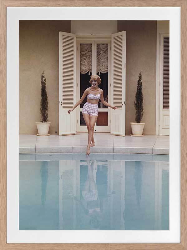 Poolside Glamour III Framed Art Print