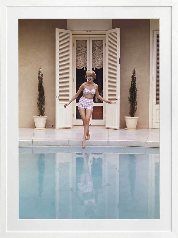 Poolside Glamour III Framed Art Print
