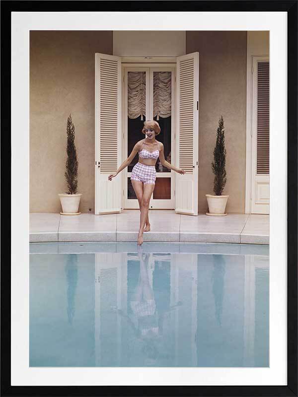 Poolside Glamour III Framed Art Print