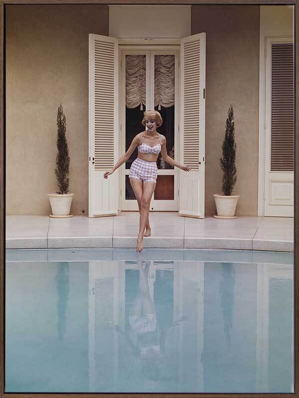 Poolside Glamour III Canvas Art Print