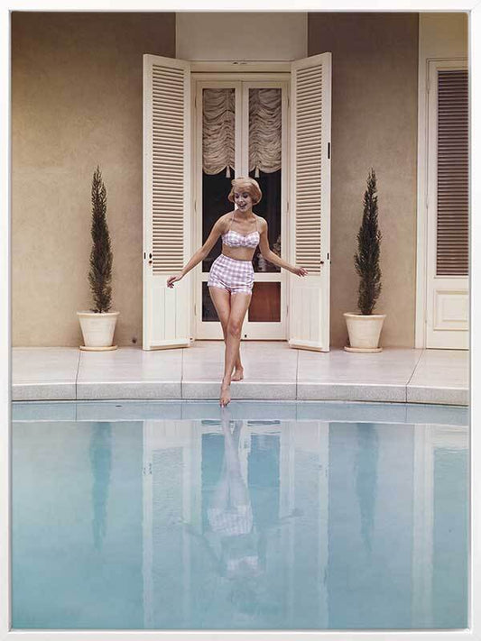 Poolside Glamour III Canvas Art Print