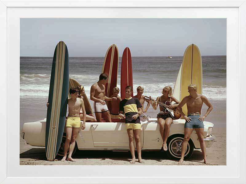 Summer Beach Ride II Framed Art Print