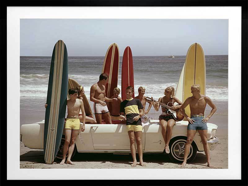 Summer Beach Ride II Framed Art Print