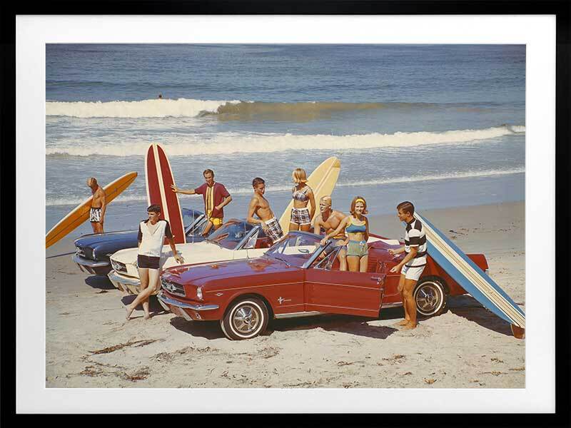 Summer Beach Ride III Framed Art Print