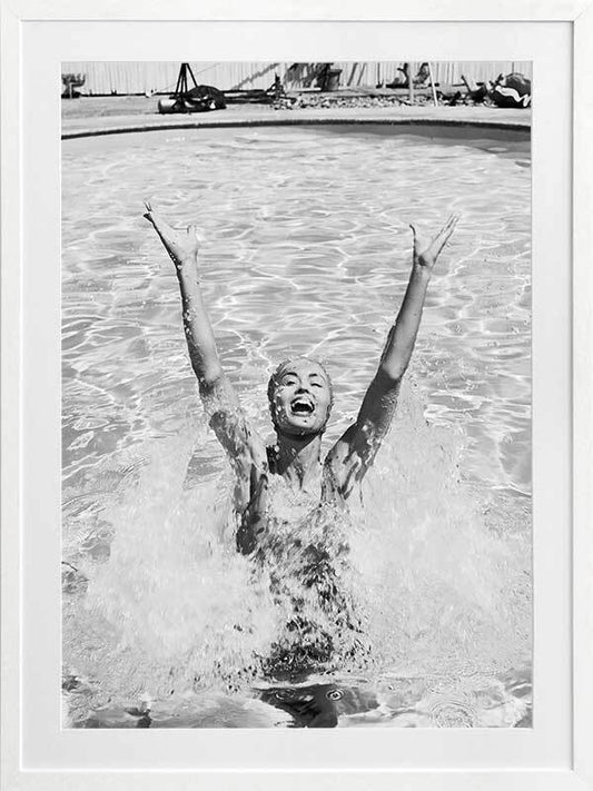 Make a Splash Framed Art Print