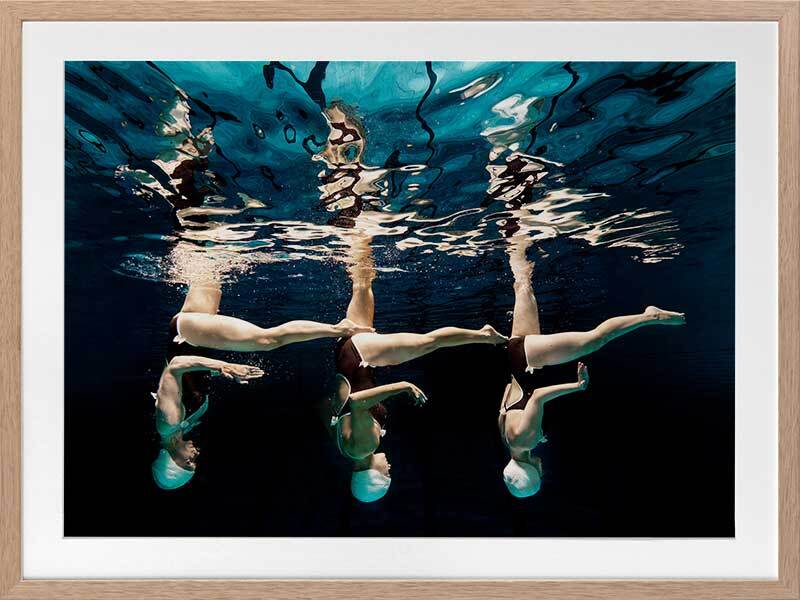 Water Aerobics I Framed Art Print