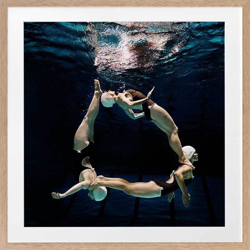 Water Aerobics II Framed Art Print