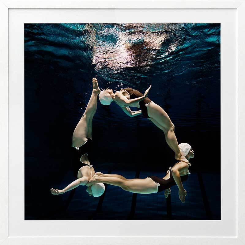 Water Aerobics II Framed Art Print