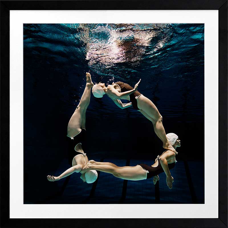 Water Aerobics II Framed Art Print