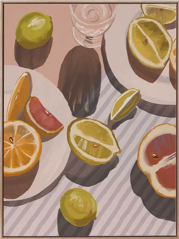 Citrus Fusion Canvas Art Print