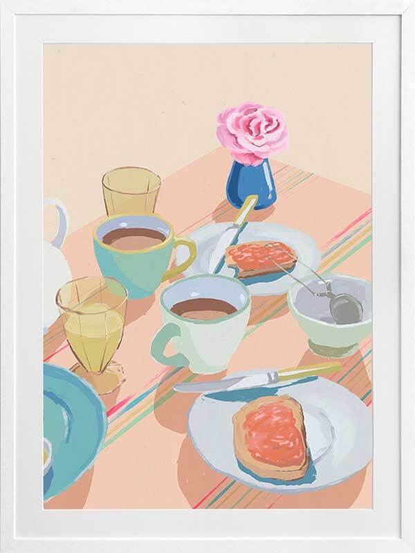 Coffee & Marmalade Framed Art Print