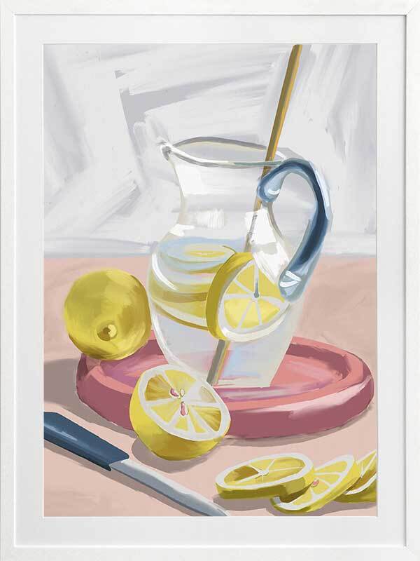 Life & Lemonade Framed Art Print