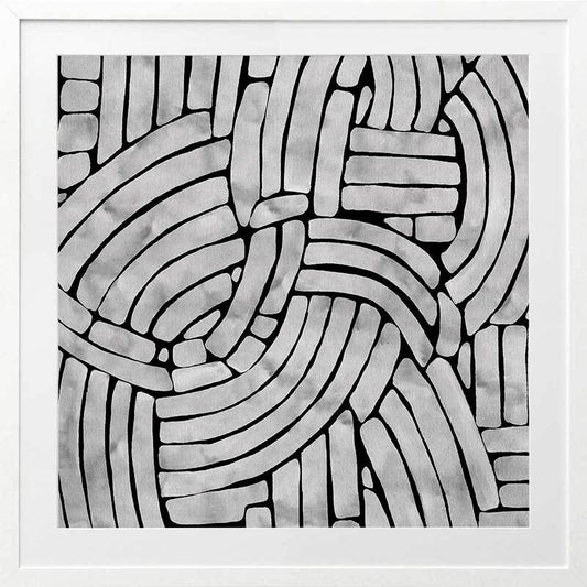 Stone Path Framed Art Print