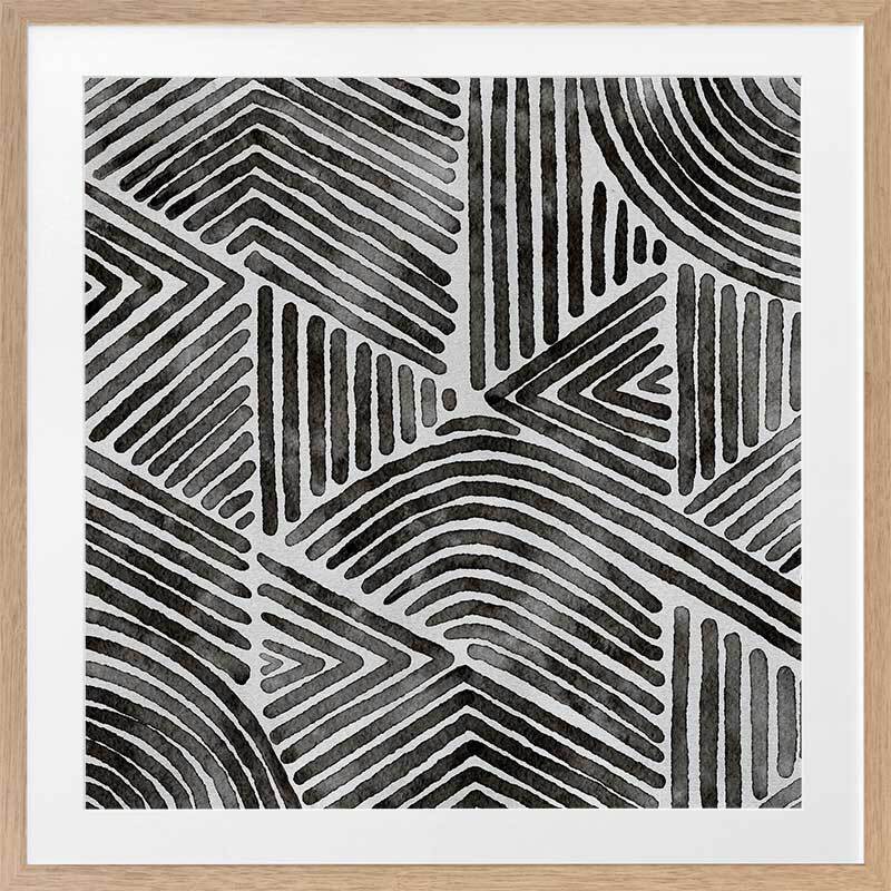 On Repeat Framed Art Print