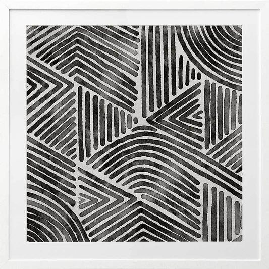 On Repeat Framed Art Print