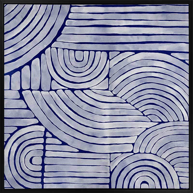 Mazy Thoughts II Canvas Art Print