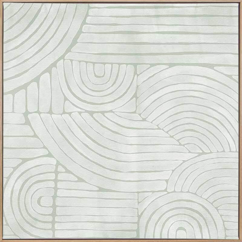 Mazy Thoughts III Canvas Art Print