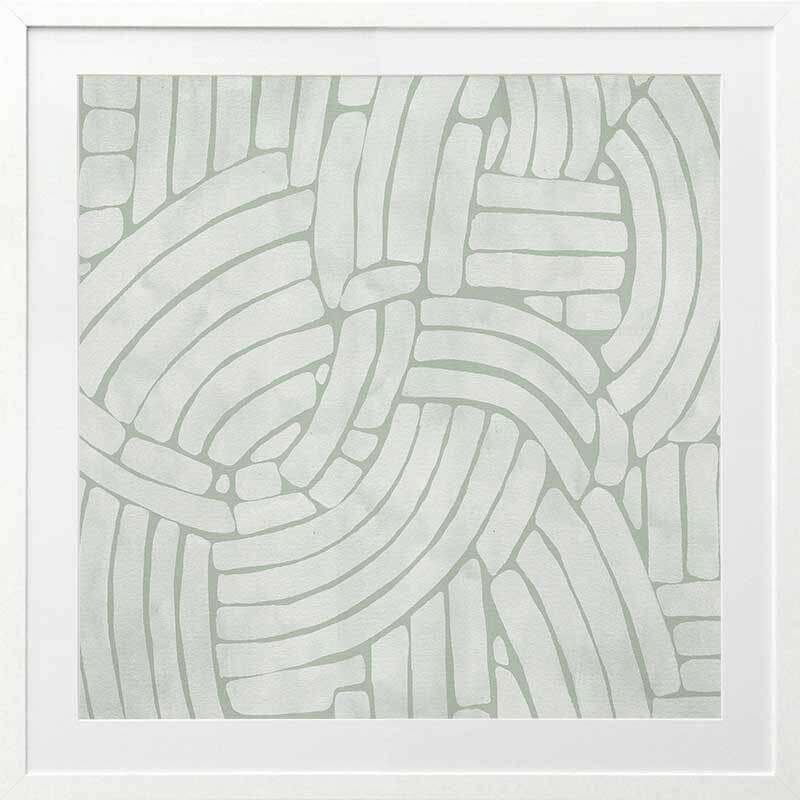 Stone Path III Framed Art Print