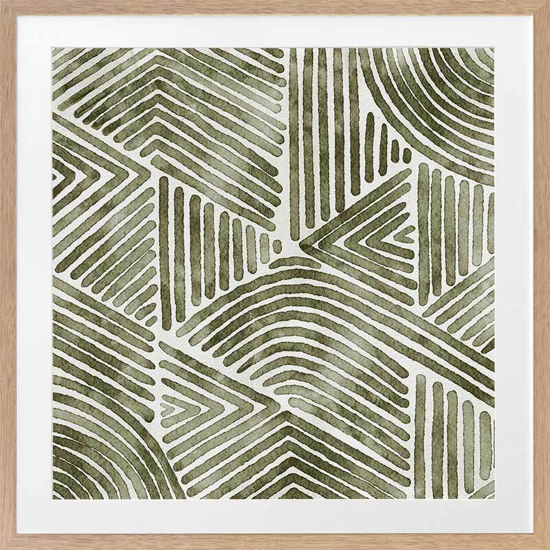 On Repeat III Framed Art Print