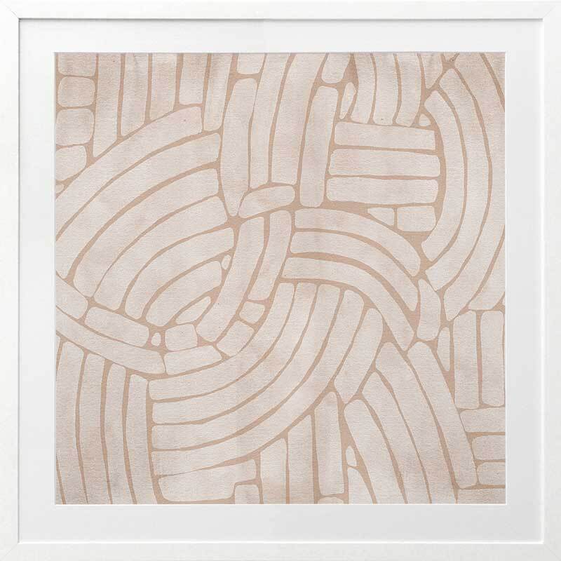 Stone Path IV Framed Art Print