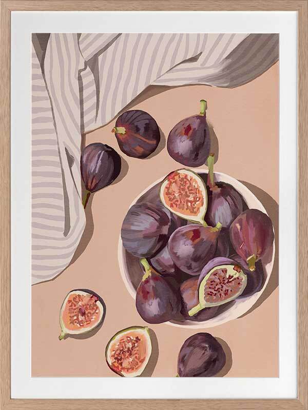 Fresh Figs Framed Art Print