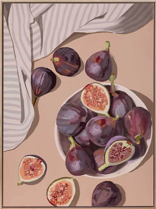 Fresh Figs Canvas Art Print