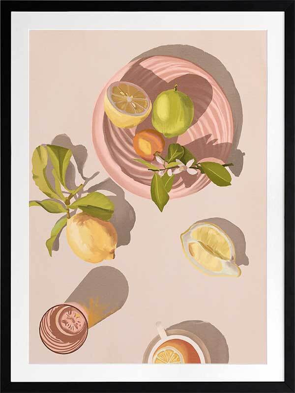 Citron Framed Art Print