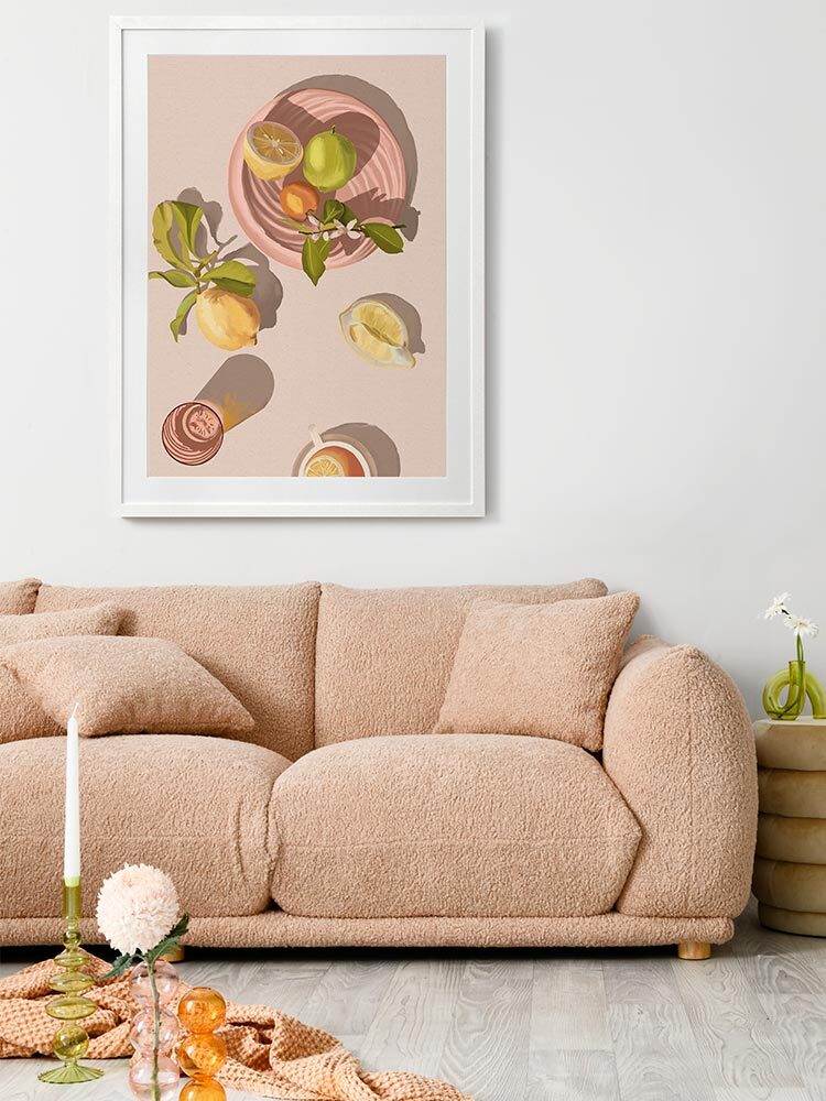 Citron Framed Art Print