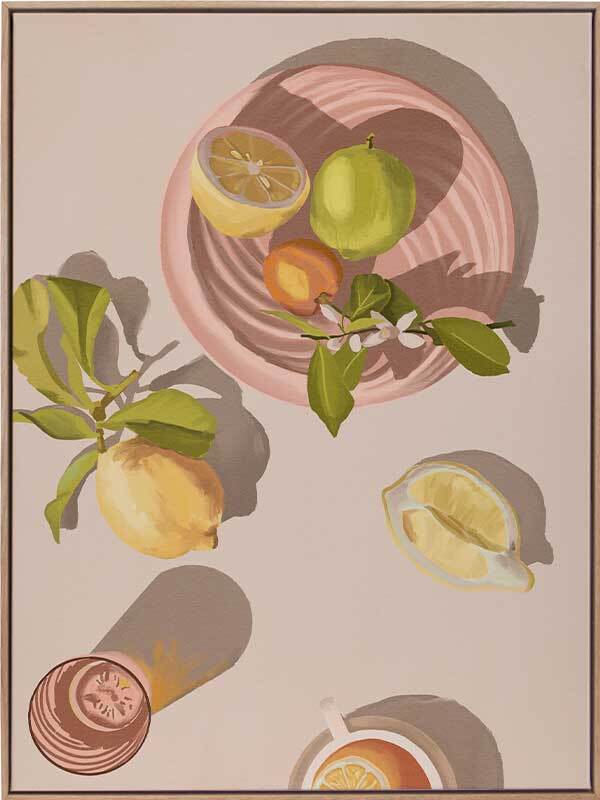 Citron Canvas Art Print
