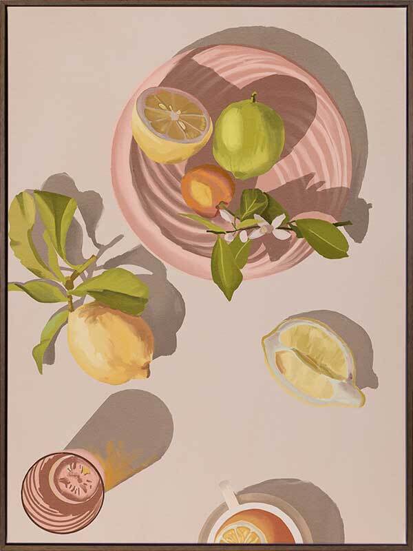 Citron Canvas Art Print