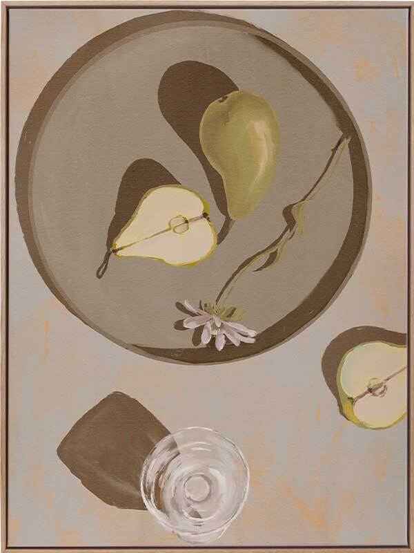 Pear Flowers Canvas Art Print