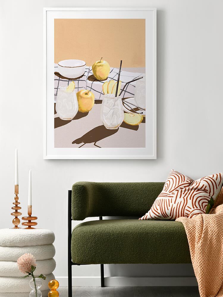 Apple Juice Framed Art Print