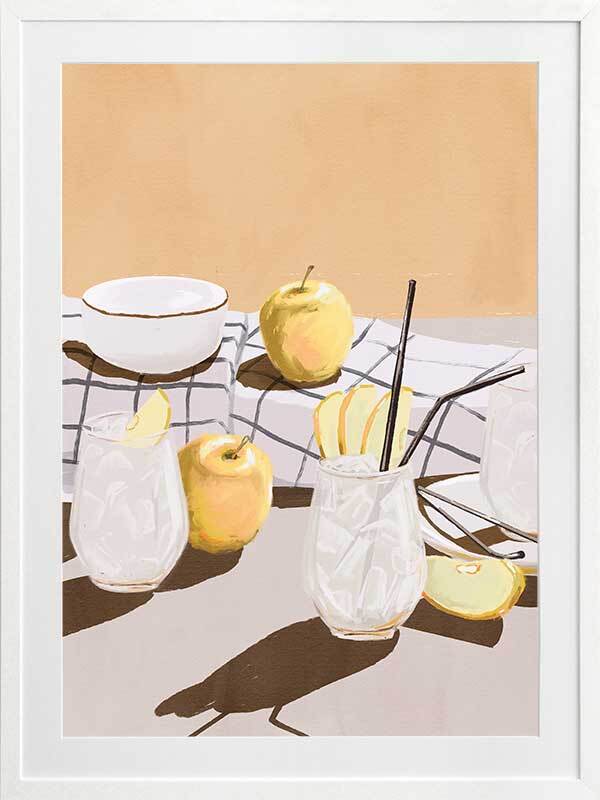 Apple Juice Framed Art Print