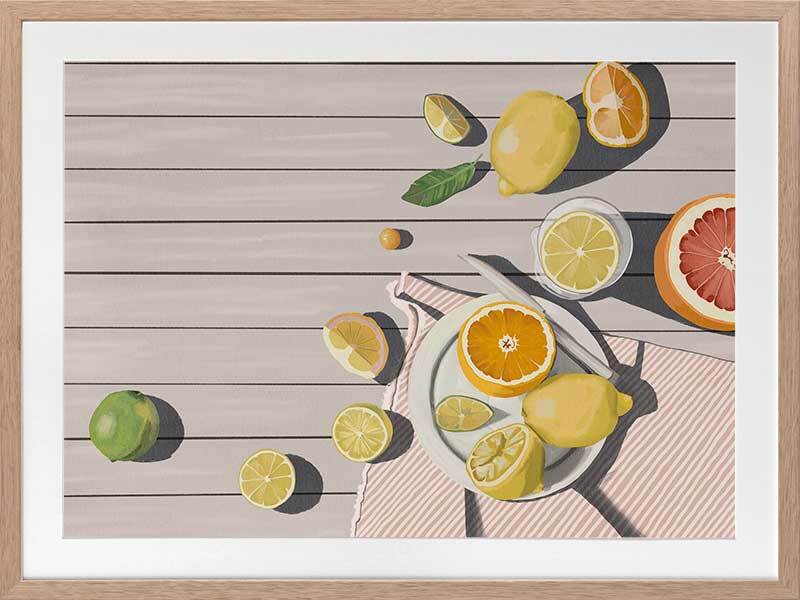 Summer Slice Framed Art Print