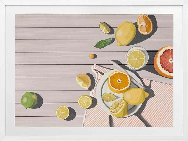 Summer Slice Framed Art Print