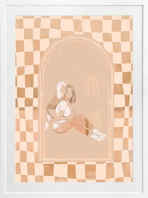 Growing Up Framed Art Print
