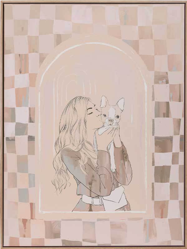 Kisses Canvas Art Print