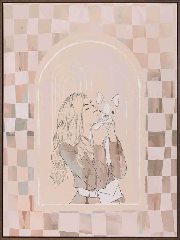 Kisses Canvas Art Print