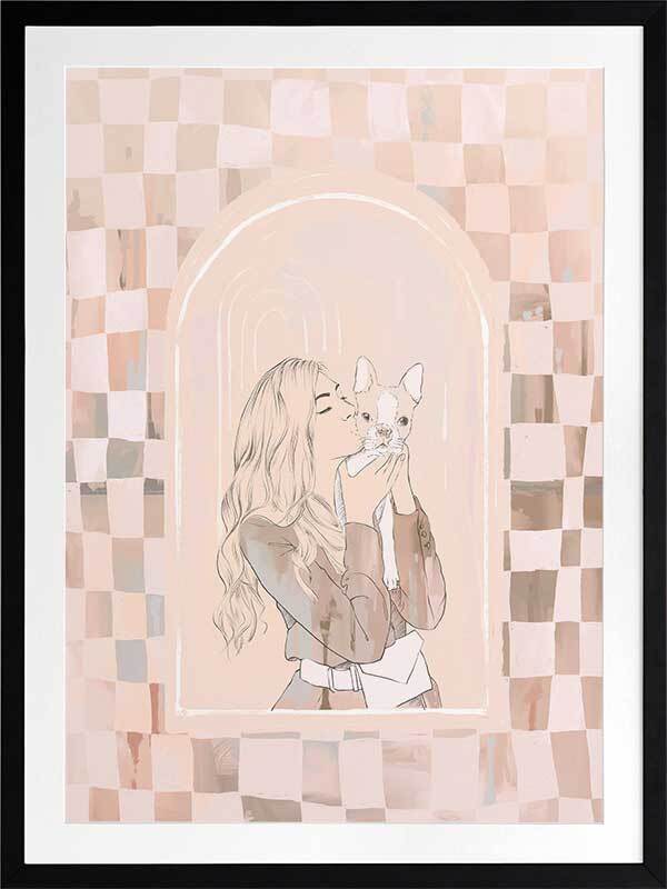 Kisses Framed Art Print