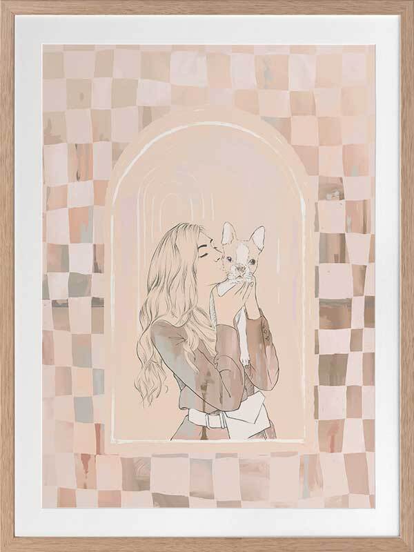 Kisses Framed Art Print